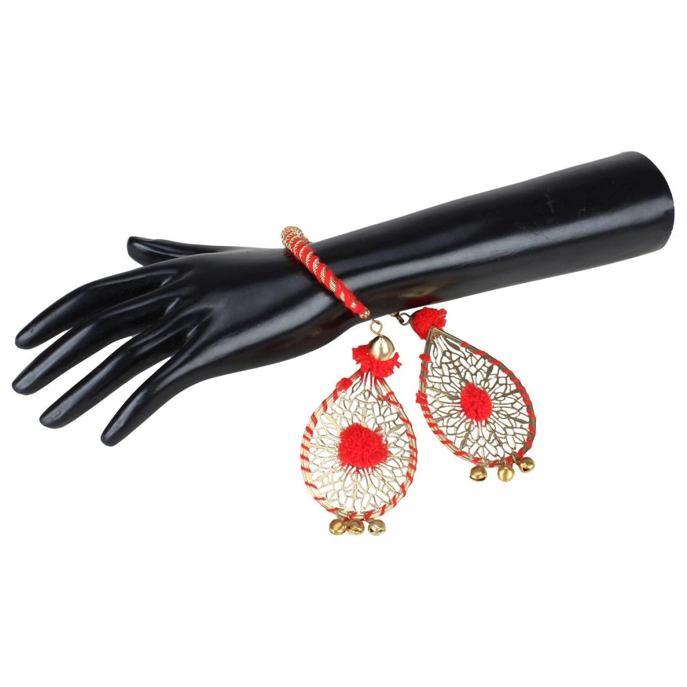 Generic Women's Alloy Hanging Thread Bracelet-Red