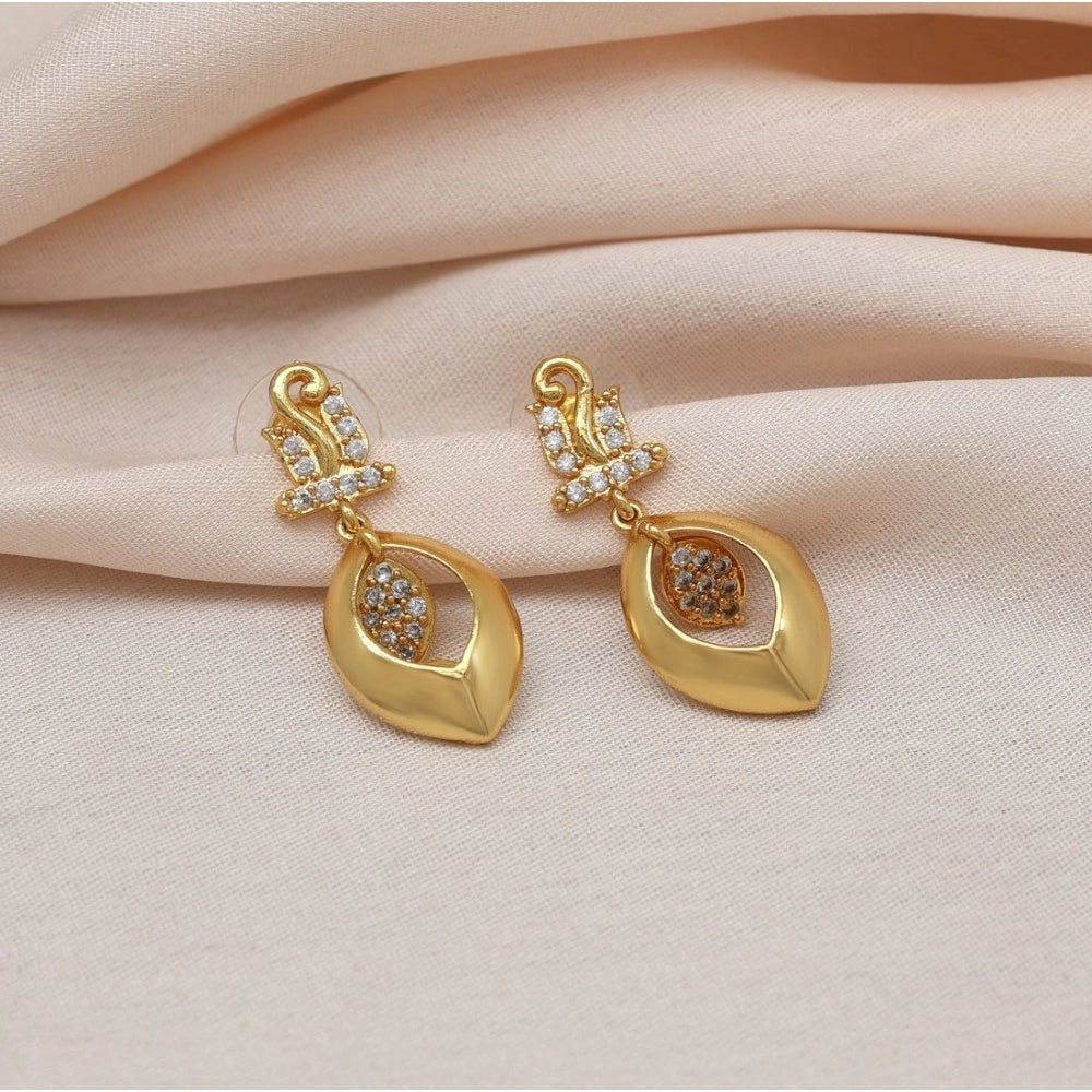 Generic Women's Gold Color Antique Gold Plated Earrings