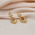 Generic Women's Gold Color Antique Gold Plated Earrings