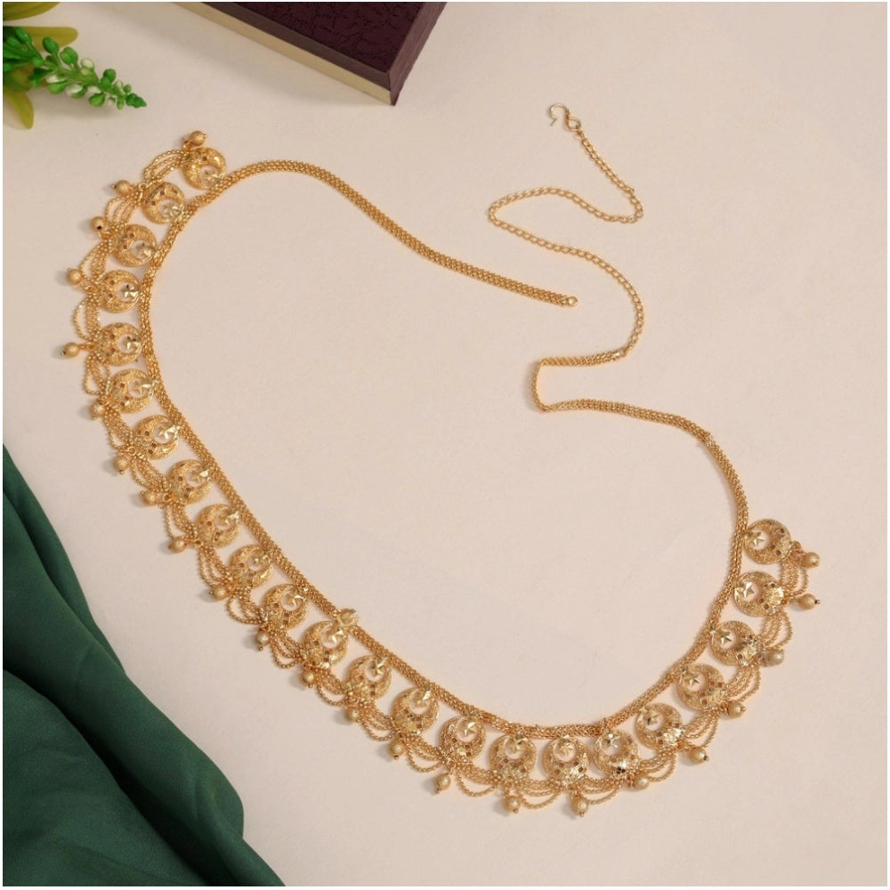 Generic Women's Gold Plated Kamarband Waist Belt For Women//Girls Adjustable Chain