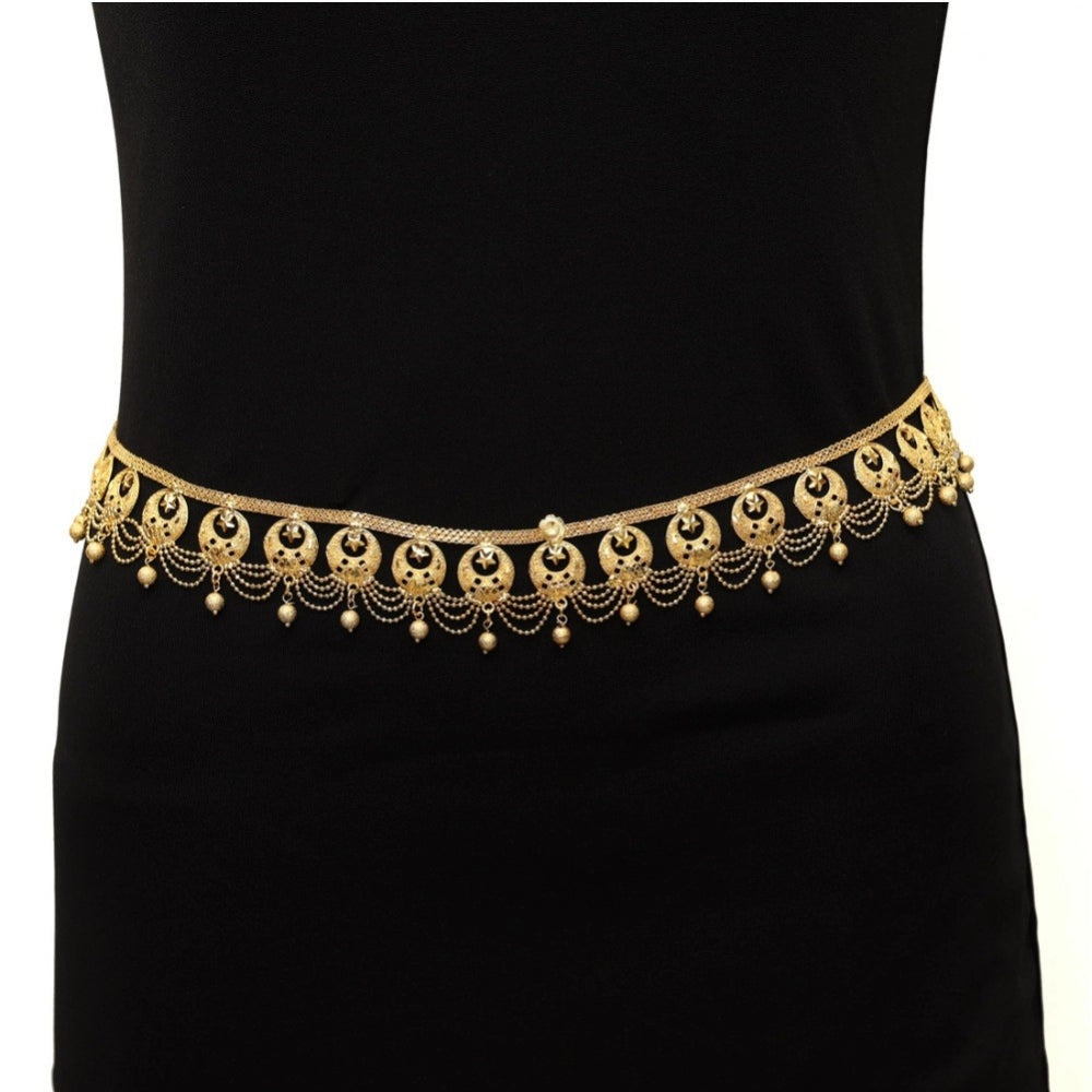 Generic Women's Gold Plated Kamarband Waist Belt For Women//Girls Adjustable Chain
