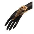 Generic Women's Gold Color Rhinestone Hathphool Adjustable Bracelet