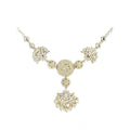 Generic Women's Rose Gold Plated Alloy Matha Patti (White)