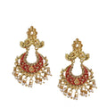 Generic Women's Rose Gold Plated Alloy Earrings (Gold)