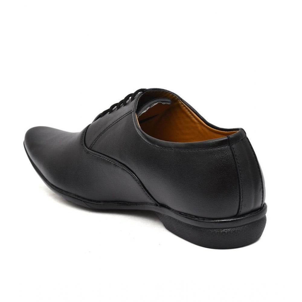 Generic Men's Faux Leather Formal Shoes (Black)