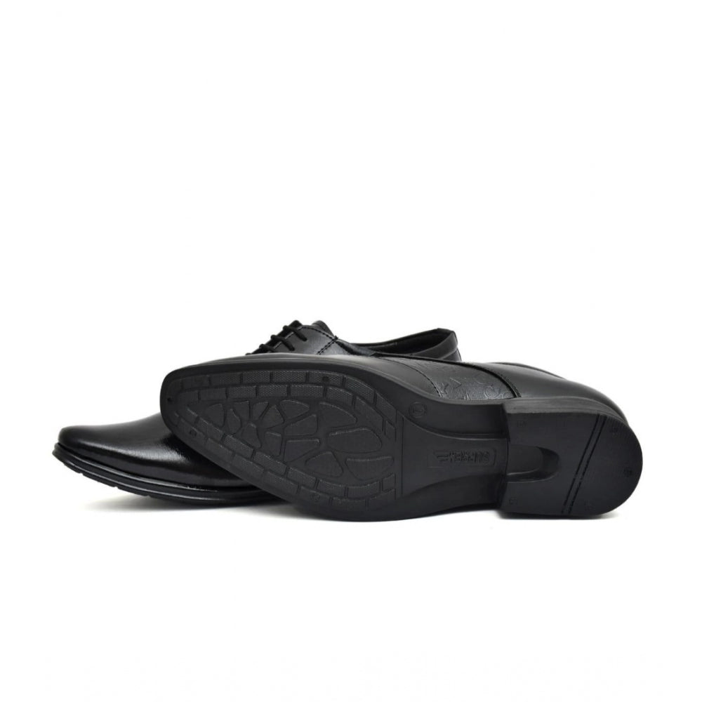 Generic Men's Faux Leather Formal Shoes (Black)